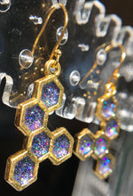 Load image into Gallery viewer, Molecule (gold) with glitter